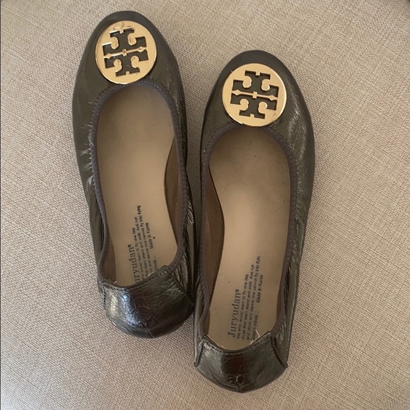 Tory Burch Shoes - *ON HOLD* Tory Burch Ballet Flats, Charcoal Gray